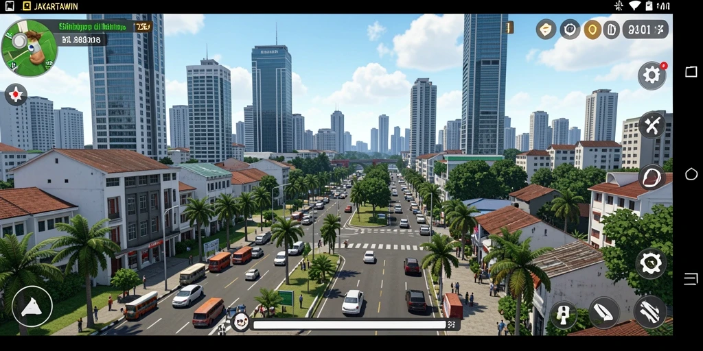 Screenshot menunjukkan gameplay seru JAKARTAWIN di Jakarta.