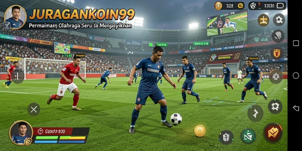 Tampilan gameplay JURAGANKOIN99 yang penuh aksi dan seru.