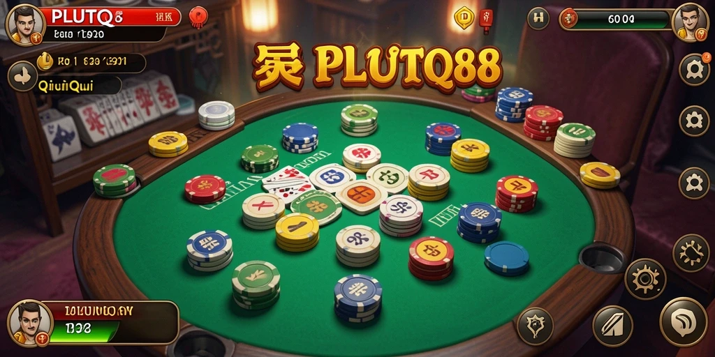 Tampilan gameplay QiuQiu yang seru dan menantang.