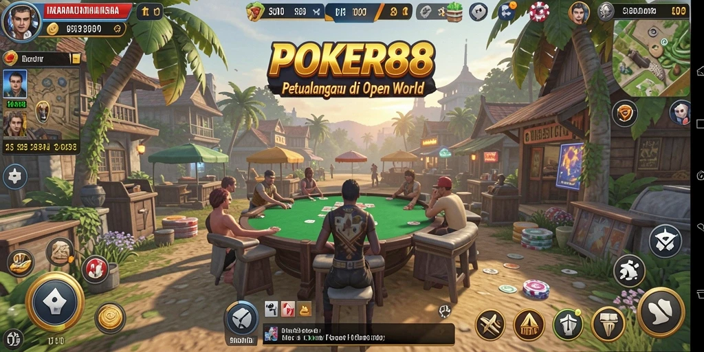 Screenshot POKER88 menampilkan gameplay Open World yang seru dan interaktif.